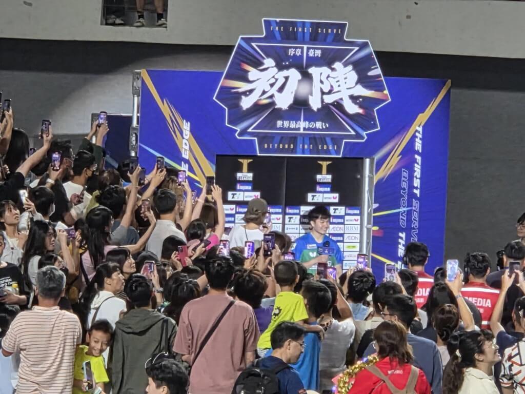 林昀儒享受日本T聯賽首度海外開幕 許願台灣再辦