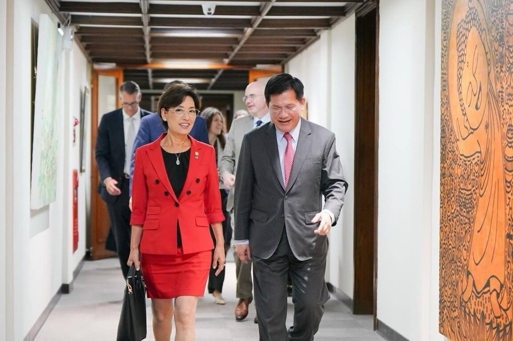 林佳龍歡迎美跨黨派眾議員訪團 感謝長期支持台灣