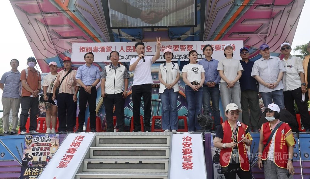 民團凱道集會　籲拒毒酒駕、關注司法正義（1）