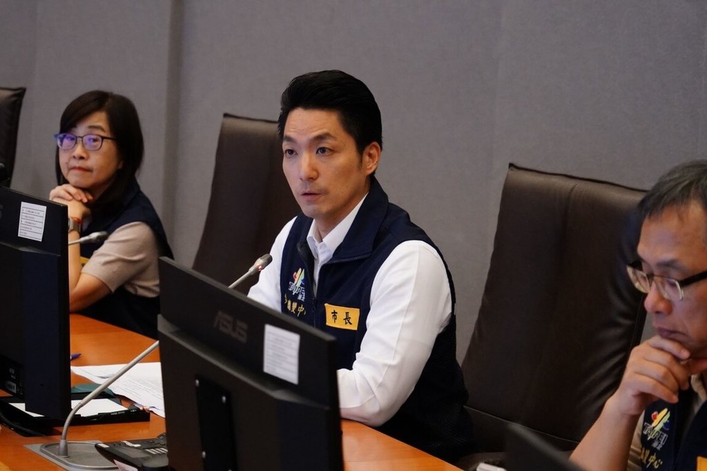 蔣萬安主持白海豚颱風整備會議