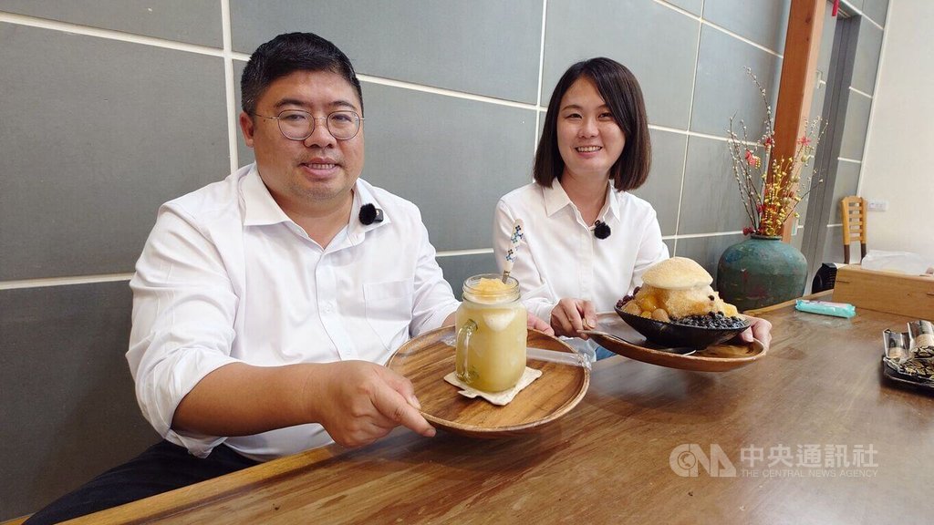 蔡易餘喜歡吃冰來消暑