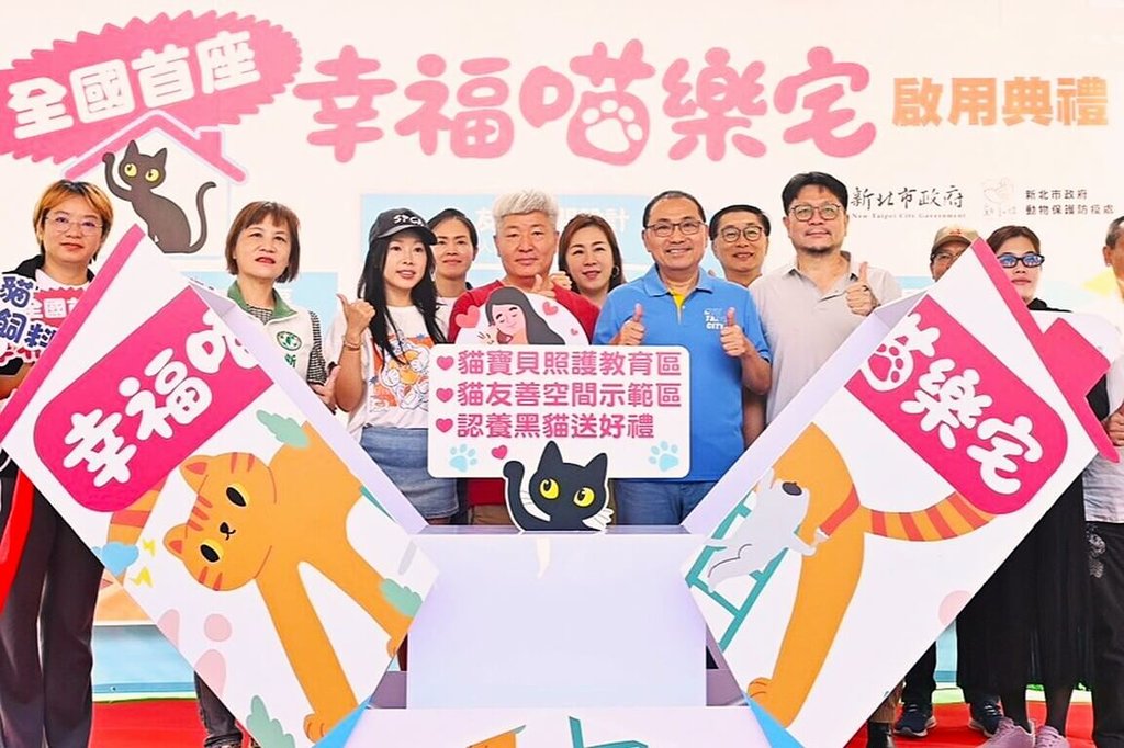 新北打造「幸福喵樂宅」　認養黑貓送飼料