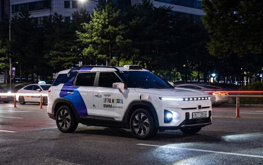 首爾江南深夜自動駕駛計程車增至19輛 叫車更便利