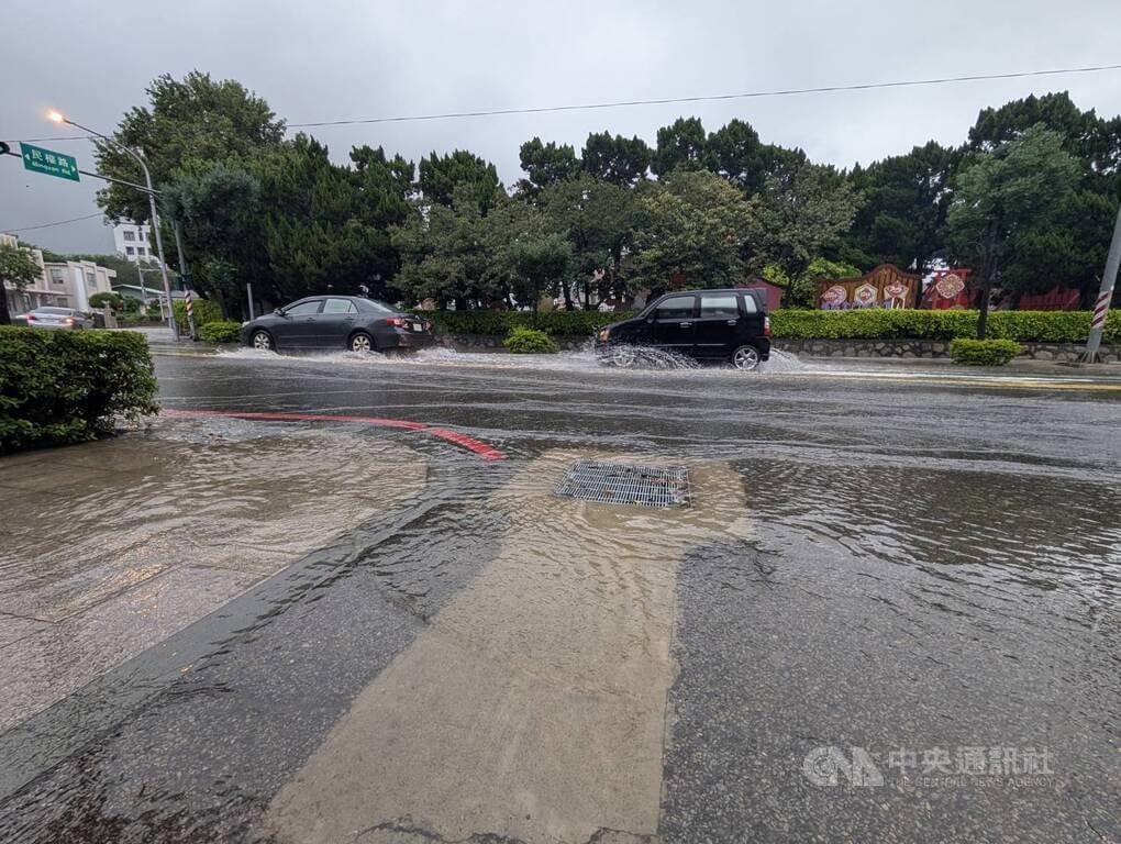 西南風低壓帶影響　金門金沙累積雨量逾200毫米今年最大
