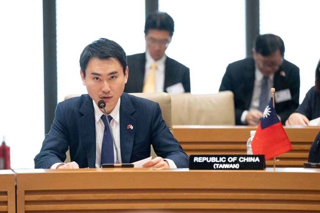 江啟臣率團出席APPU 陳冠廷代表發表國家報告 江啟臣率團出席APPU 陳冠廷代表發表國家報告