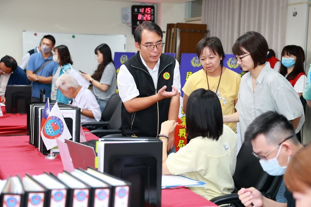 行政院動員會報訪評南投縣府