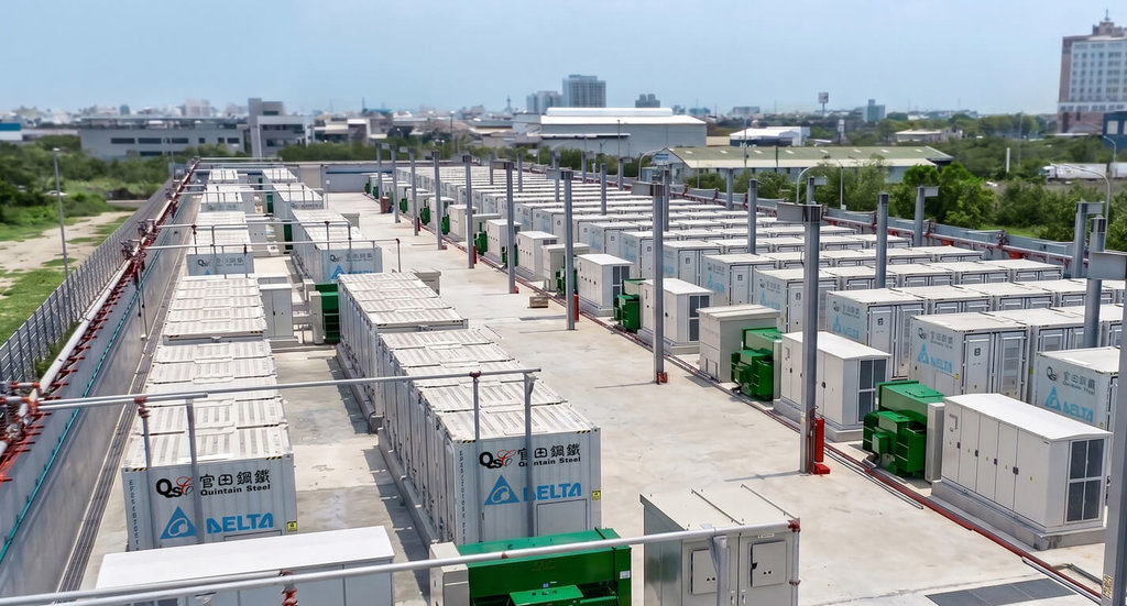 台達電官田鋼合作儲能案場併網上線　助力南部電網韌性