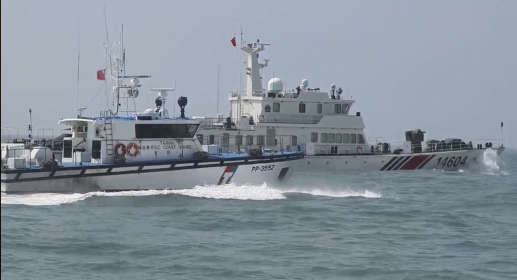 中國海警船闖金門限制水域並發新聞 海巡：認知作戰