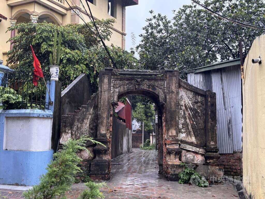 越南古螺城古蹟與民宅共存