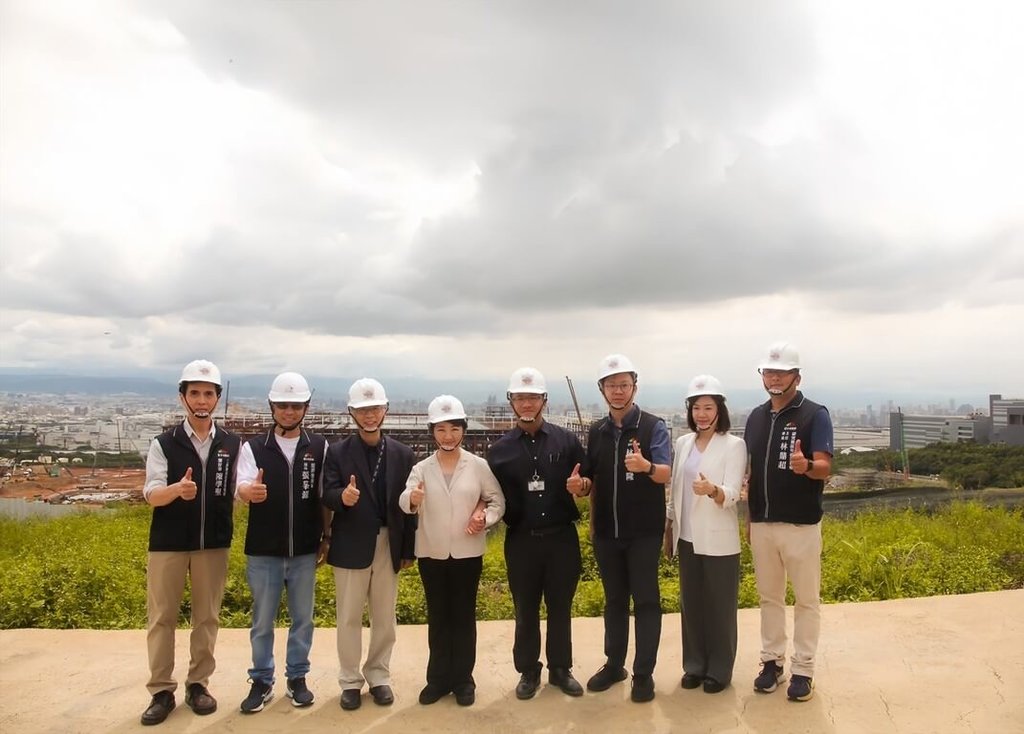 盧秀燕視察台積電中科新廠基地　了解工程進度