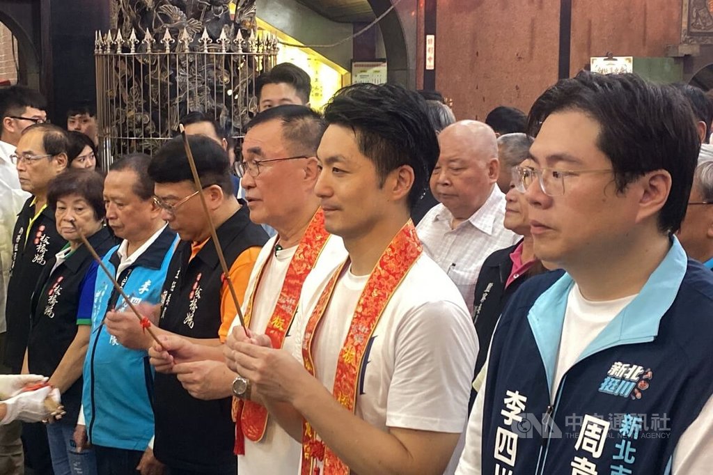 李四川登記參選後首日合體蔣萬安