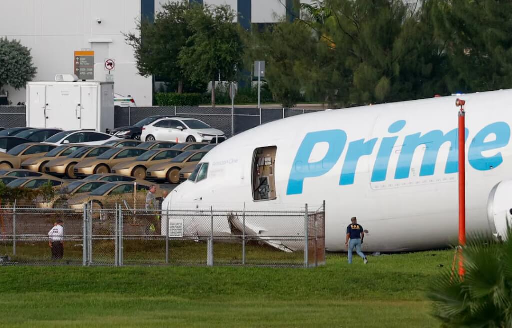 亞馬遜Prime Air貨機墜毀邁阿密 至少5死5傷