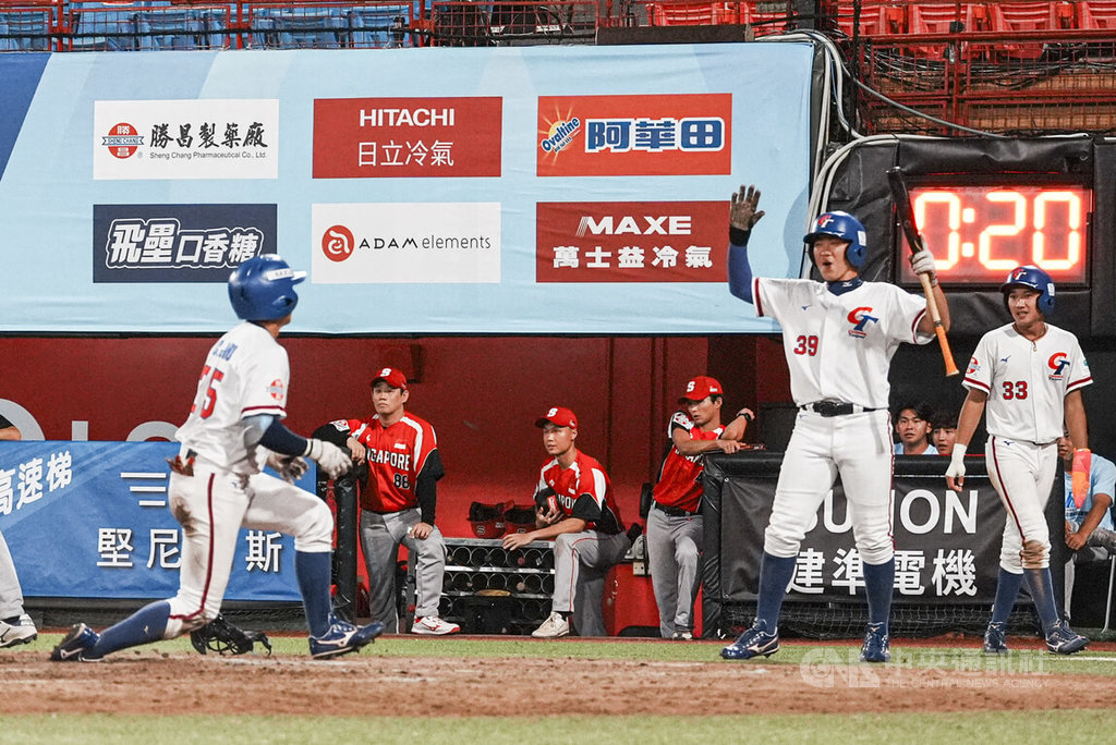 U18亞青台灣大勝新加坡晉級 複賽首戰交給吳杰叡