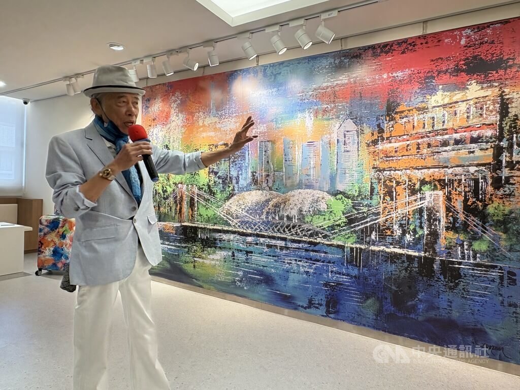 畫家彭雄渾個展林口舉行（1）