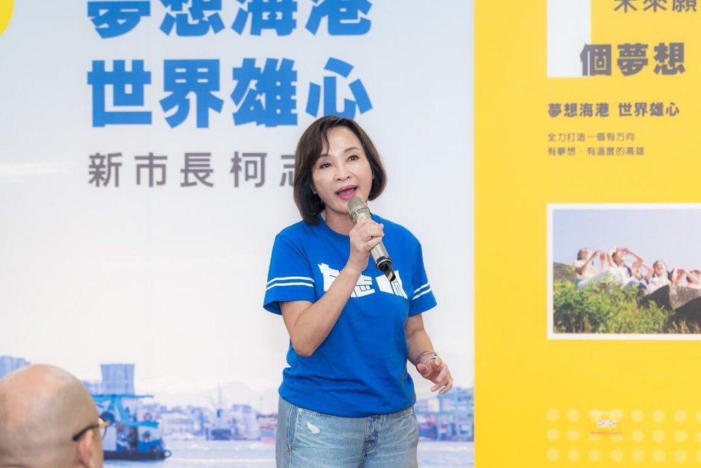 柯志恩公布競選小物和主題曲 賴瑞隆爭取體操訓練館 柯志恩公布競選小物和主題曲 賴瑞隆爭取體操訓練館