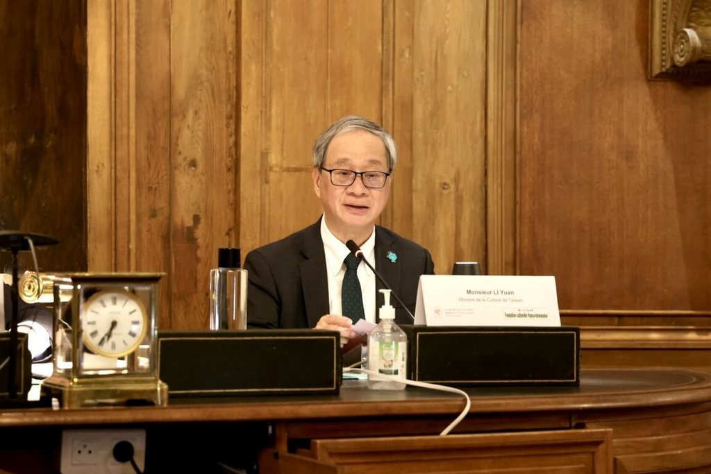 李遠首度與法國文化部長會面　結束訪歐行