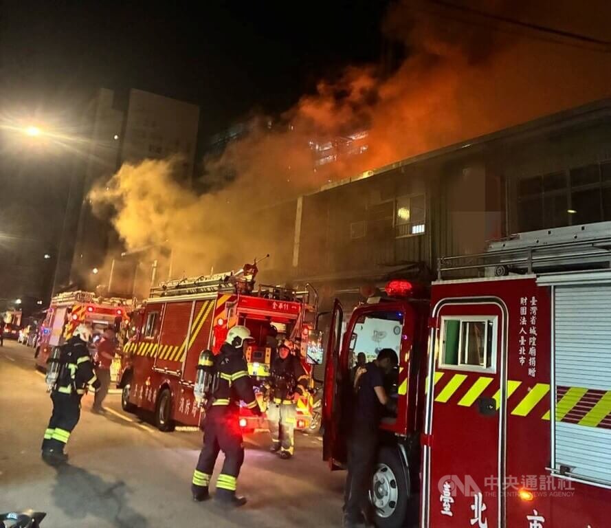 北市林森南路巷弄火警　初步清查無人受傷