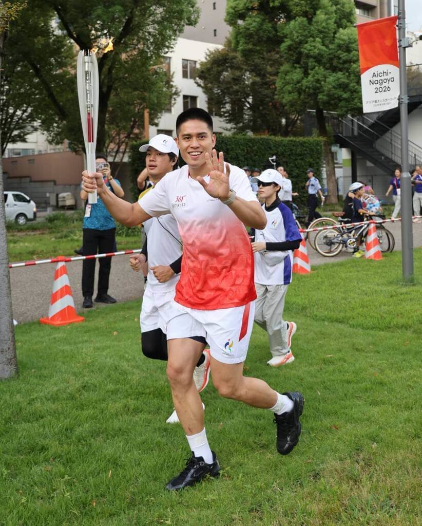 首度擔任亞運聖火傳遞火炬手 陳盈駿:很新鮮 首度擔任亞運聖火傳遞火炬手 陳盈駿:很新鮮