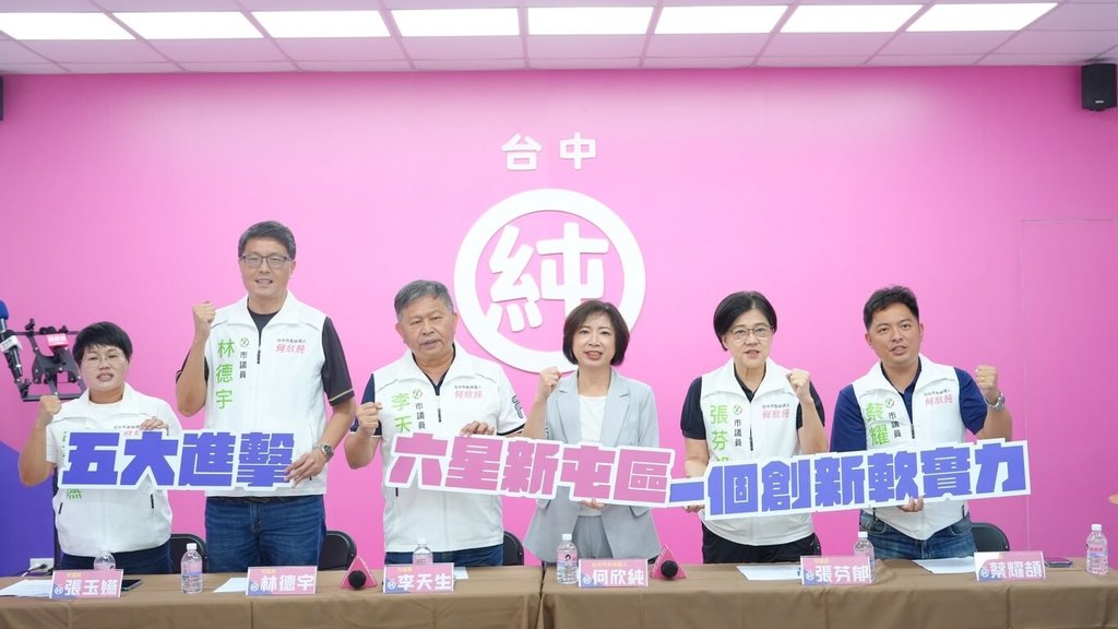 何欣純提「六星新屯區」政策願景