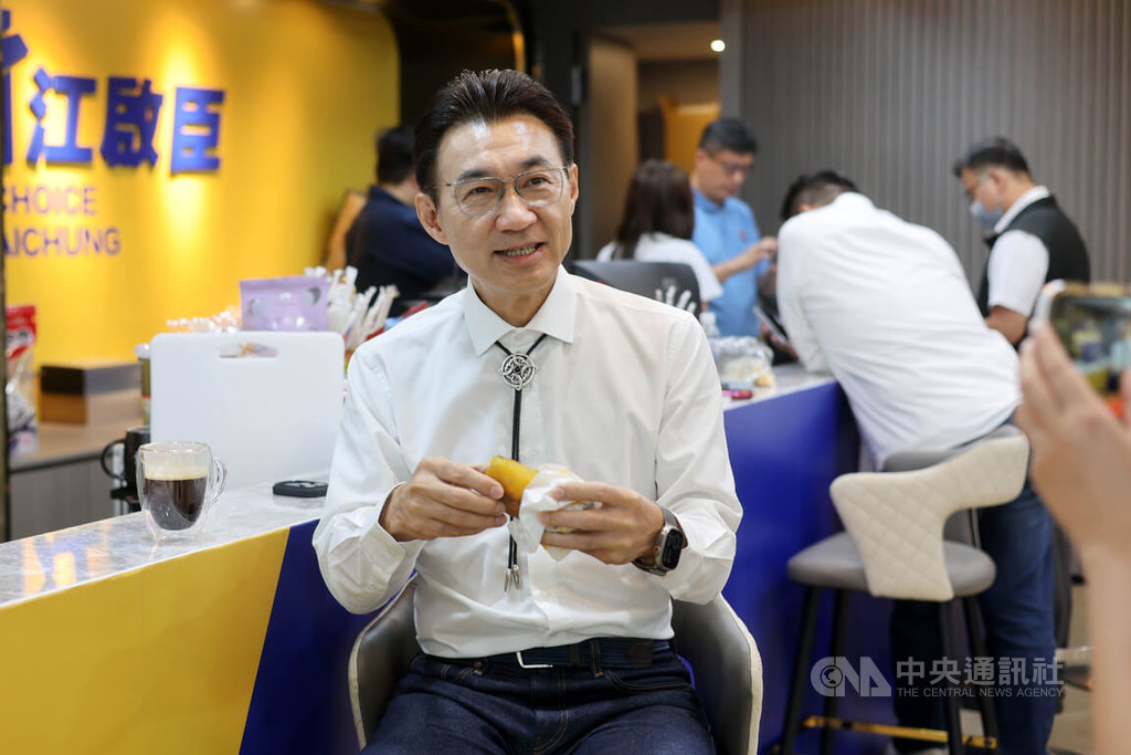 江啟臣飲食控制　早餐茶葉蛋、地瓜