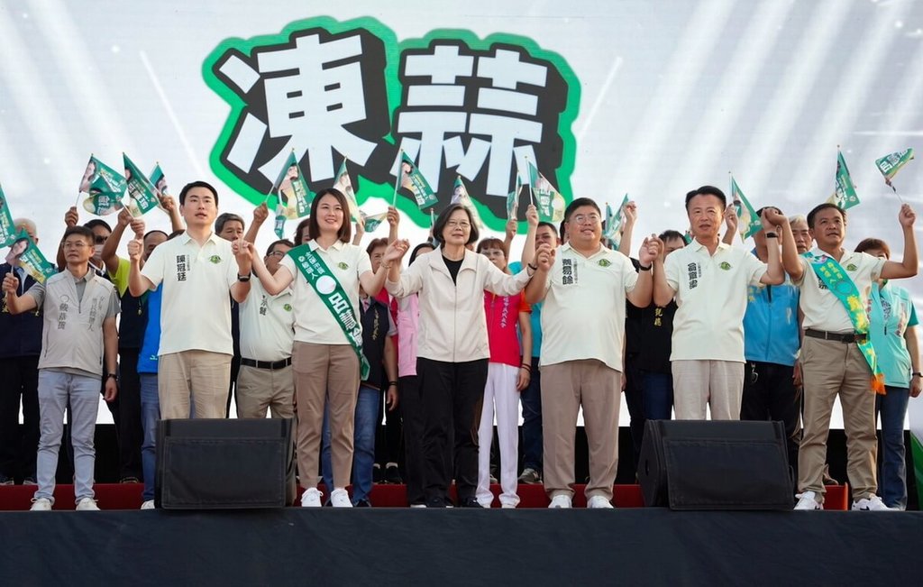 力挺蔡易餘選嘉義縣長 蔡英文:他是靈活的胖子