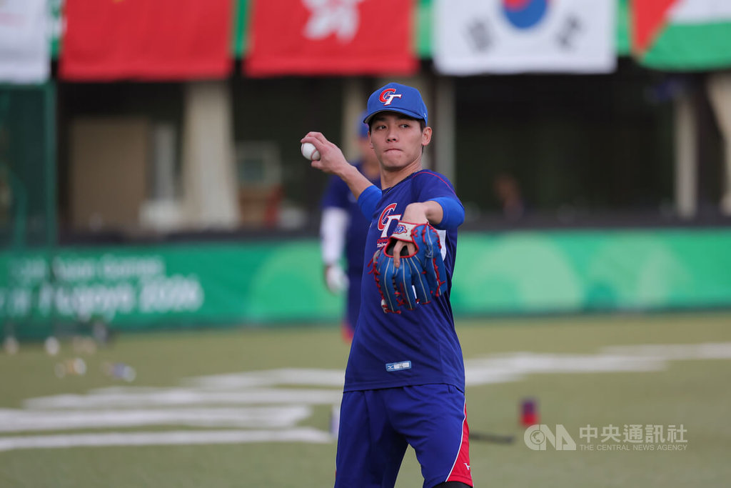 名古屋亞運棒球　陳晨威扛首棒