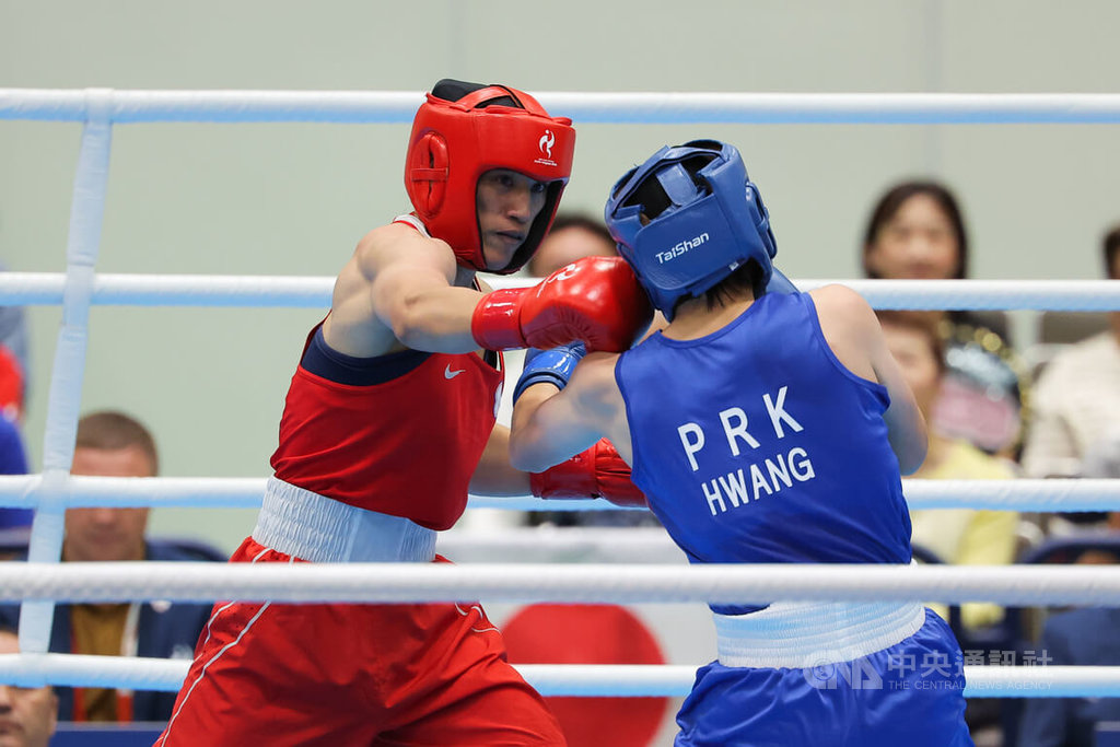 亞運女子拳擊　陳念琴65公斤級晉金牌戰（2）