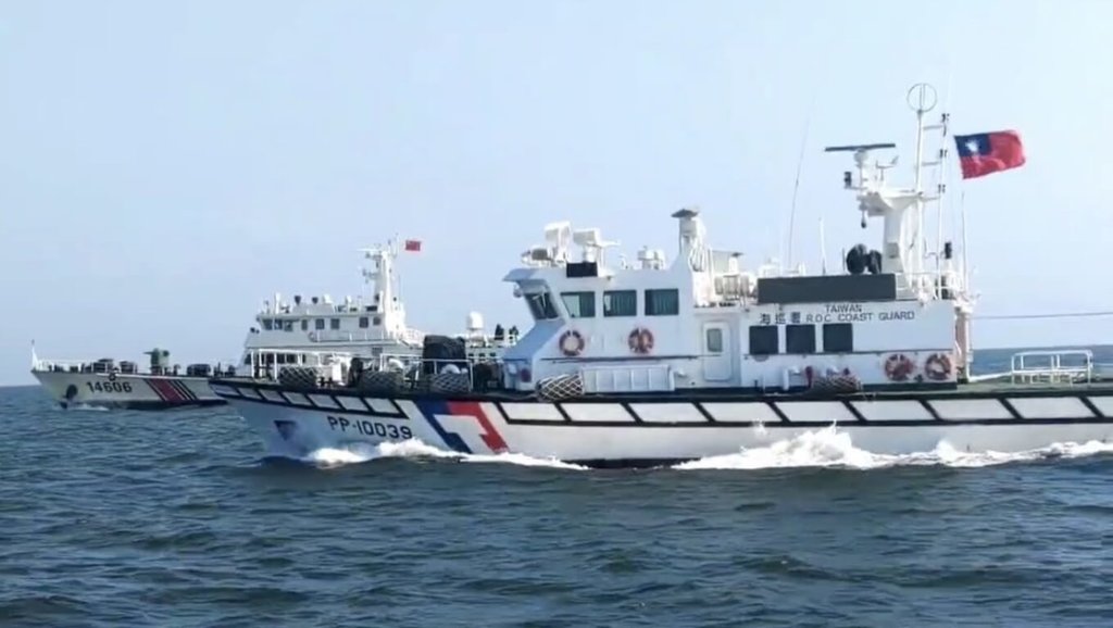 中國海警擾金門包裝中秋宣傳統戰 海巡:掩飾片面破壞現狀事實 中國海警擾金門包裝中秋宣傳統戰 海巡:掩飾片面破壞現狀事實