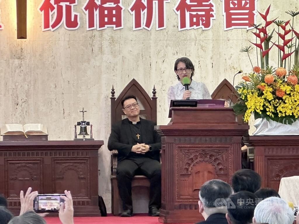 副總統蕭美琴出席鹽埕教會祈禱會