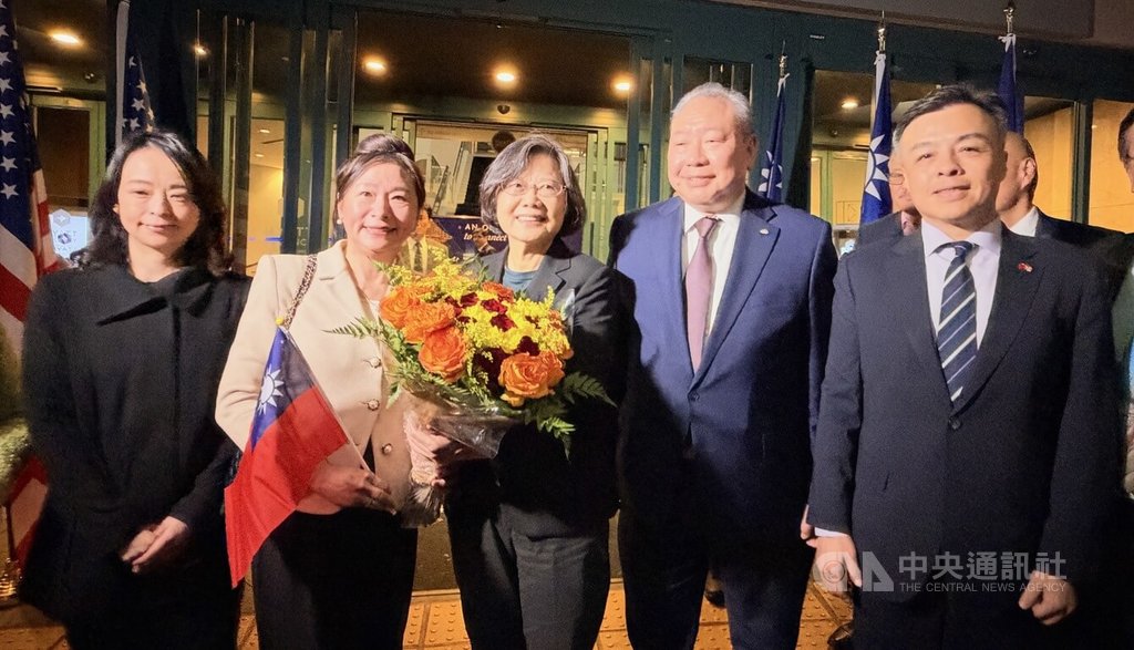 蔡英文抵舊金山灣區訪問一週