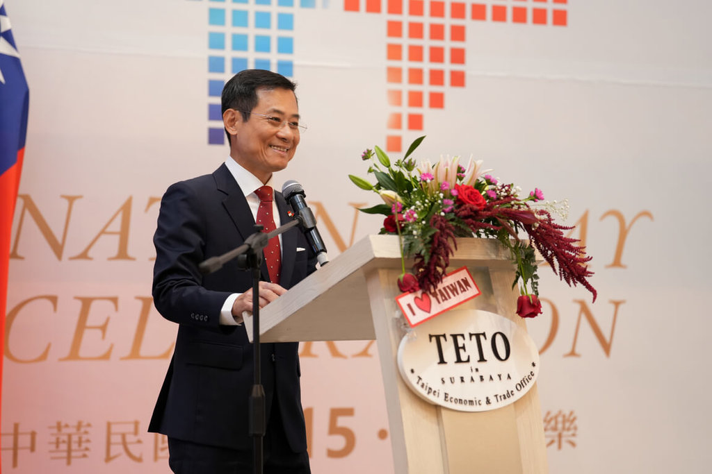 駐泗水辦事處國慶酒會 台印交流延伸東爪哇