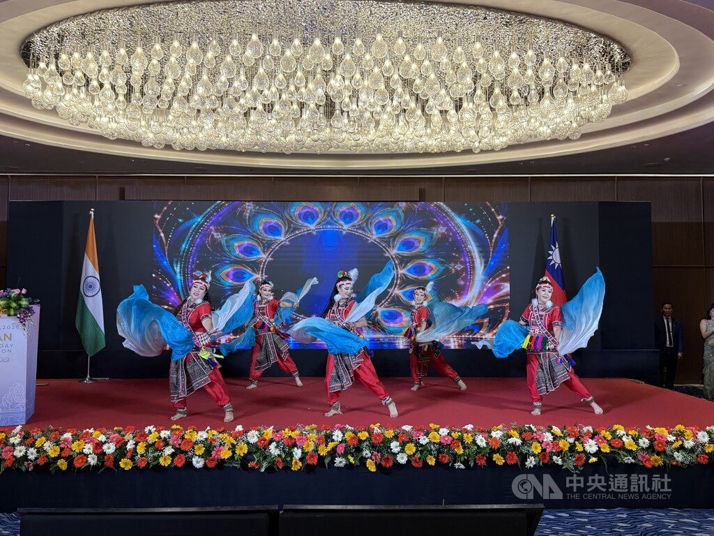 駐印度代表處國慶酒會　台灣舞團演出炒熱氣氛