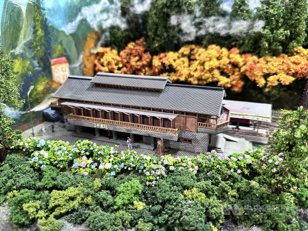 永靖高工沼平站鐵道模型　以重生為創作核心