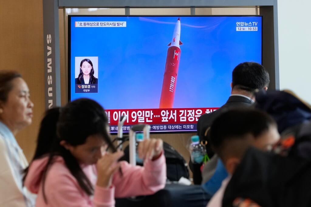 北韓朝東部海域發射多枚彈道飛彈 兩韓緊張升溫