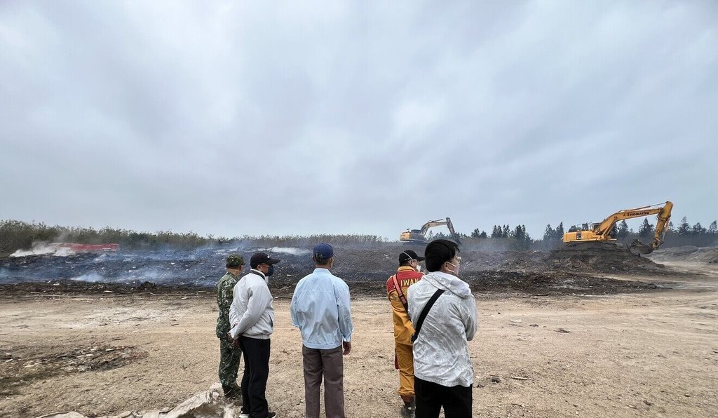 澎湖馬公井垵廢棄物掩埋場火警（2）