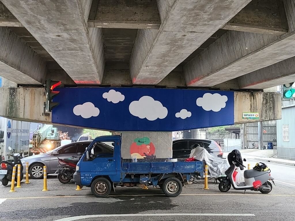 竹東彩繪橋墩