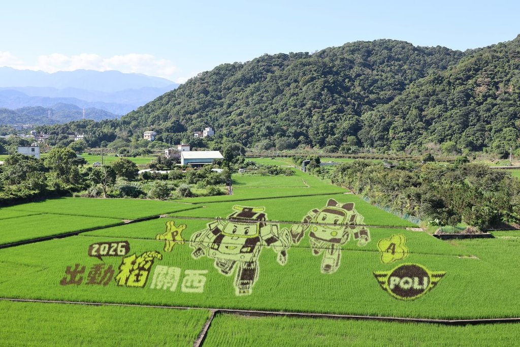 關西彩繪稻田、竹東彩繪橋墩　從生活場域推地方創生