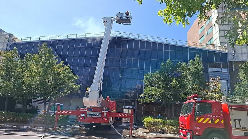 竹縣寶山工廠火警　歷經3小時撲滅