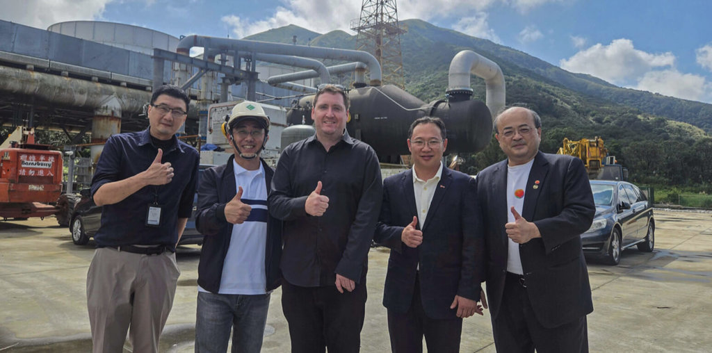 台灣大展示5G AI智慧地熱電廠