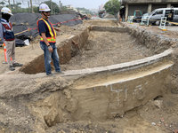繼挖出台灣府城垣遺跡  南鐵工程發現火車轉車台