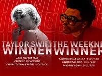 全美音樂獎 泰勒絲和The Weeknd成最大贏家