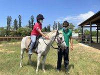 金門畜試所騎馬體驗開跑 未來將提供馬術教學