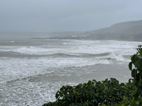 颱風璨樹逼近  屏東風雨逐漸變大
