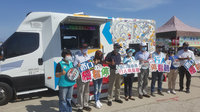 澎湖龍門文化觀光市集開幕  行動監理車吸睛