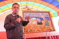 澎湖海廢再利用變「拾碎」名畫  盼城市永保乾淨