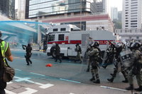 反送中後 港警新購3輛中國製水炮車