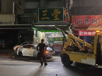 高雄酒駕男撞斷騎士腿 又衝進檳榔攤撞瓦斯管線