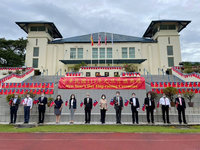 吉隆坡台灣學校元旦升旗 駐馬代表籲挺台入CPTPP