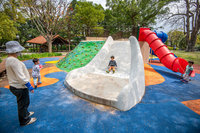 縣府改善南投市7處公園  兒童遊具通過安全檢驗