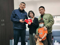 新北王牌搜救犬貝塔榮退 喜迎新家人享退休生活